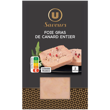 Foie gras de Canard entier origine France - x2, 80g