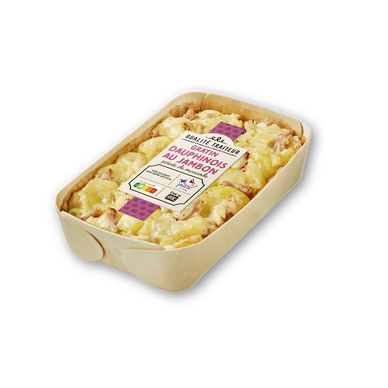 Gratin dauphinois au jambon VPF QUALITE TRAITEUR, 1 part, 300g