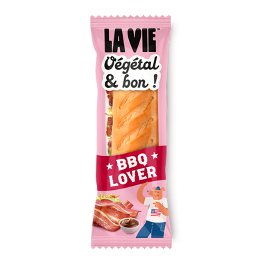Sandwich baguette végétal barbecue lover LA VIE 220g