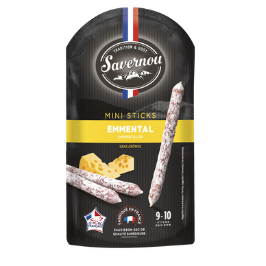 Mini stick emmental SAVERNOU 100g
