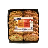 Duo de cakes tranchés tomate feta et poulet curry GUYADER 175g