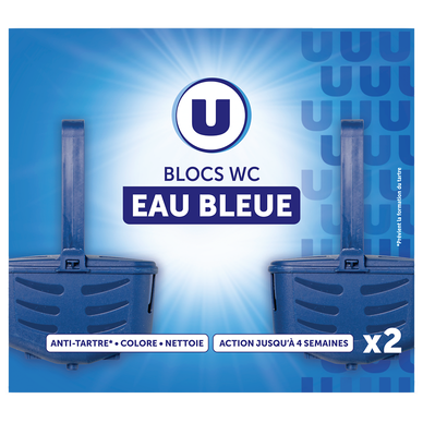 Blocs wc eau bleue  2x40g