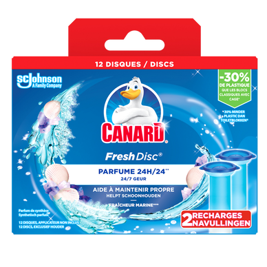 Recharge Fresh Disc CANARD fraîcheur marine 2x6 disques