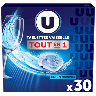 Tablettes lave-vaisselle tout en 1, x30