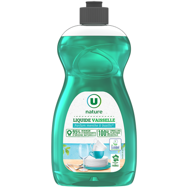 Liquide vaisselle Parfum menthe basilic - 500ml