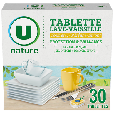 Tablettes lave vaisselle tout en 1 citron  x30