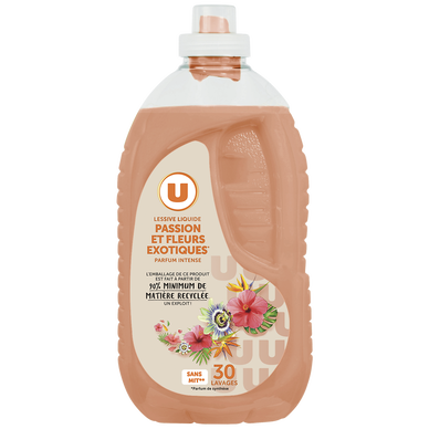 Lessive liquide - Passion et fleurs exotiques - 30 lavages - 1.5 l