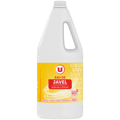 Eau de javel parfum citron , Bidon 2L