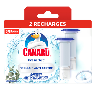 Recharge Fresh Disc CANARD Eucalyptus 2x6 disques