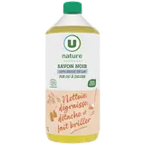 Savon noir à l'huile de lin flacon 1L