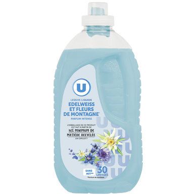 Lessive liquide - Edelweiss et fleurs de montagne - 30 lavages - 1.5 l