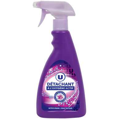 Détachant textile avant lavage oxygène actif  Spray 500ml