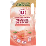Adoucissant concentré parfum velours de pêche  recharge 750ml