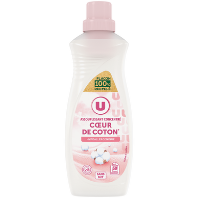 Adoucissant concentré coeur de coton  flacon de 750ml