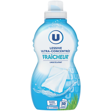 Lessive liquide - Fraicheur - 30 lavages - 0.96 l