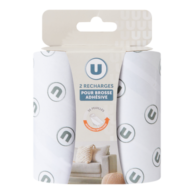 Recharge pour brosse adhésive 36f x2