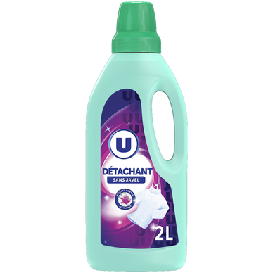 Détachant avant lavage sans javel  flacon de 2l
