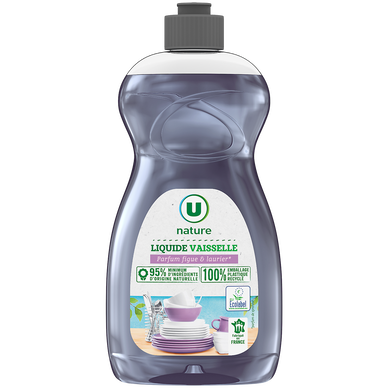 Liquide vaisselle parfum figue/laurier  500ml