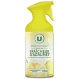 Désodorisant  U  fraîcheur d'agrumes 250ml