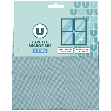 Lavette en microfibre spécial vitres
