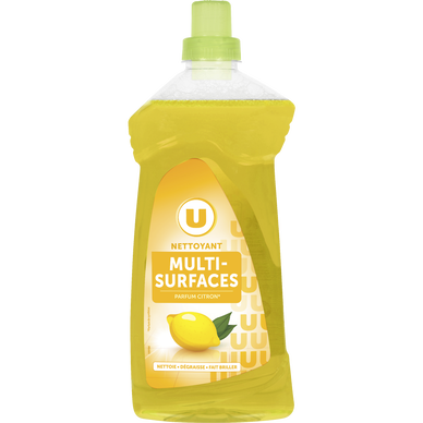 Nettoyant ménager multi-surfaces parfum écorce citron  flacon de 1,25l