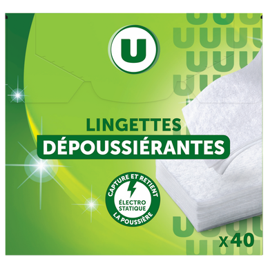 Lingettes sèches dépoussiérantes x40