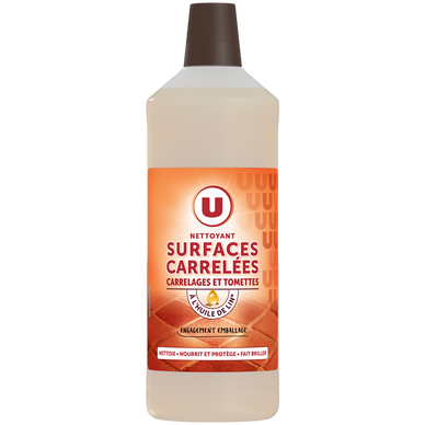 Nettoyant surfaces carrelées et tomettes, flacon 1L