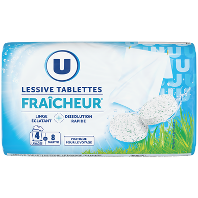 Lessive en doses - Fraicheur - 4 lavages - 0.24 kg