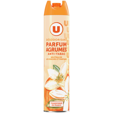 Désodorisant intérieur agrumes anti-tabac 300ml