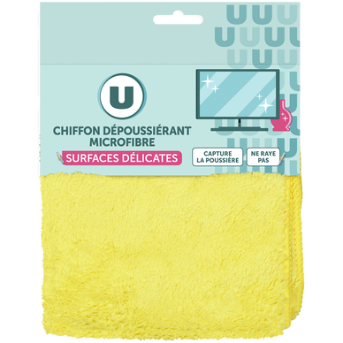 Chiffon en microfibre dépoussiérant surfaces délicates