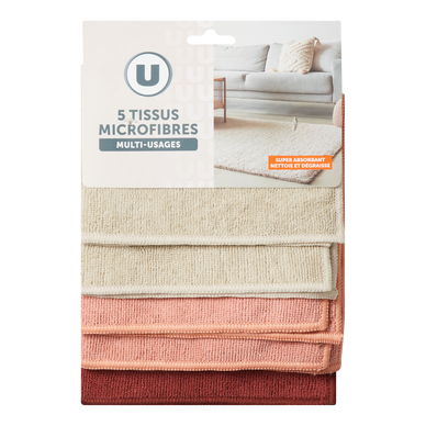 Tissu microfibre multi-usages U x5
