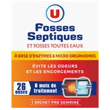 Entretien pour fosses septiques traitement pour 6 mois  26 doses