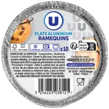 Ramequins aluminium  x10