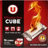 Allume-feu en cube dans sachet individuel  x16