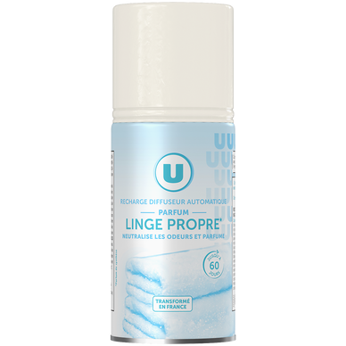 Désodorisant U parfum linge propre 250 ml
