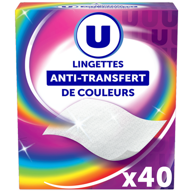 Lingettes Anti-Transfert de couleurs x40