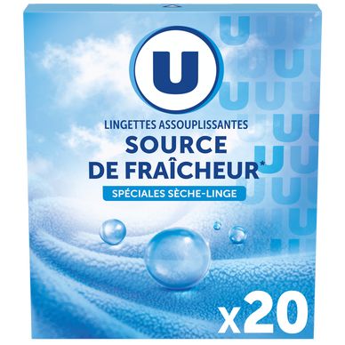 Lingettes adoucissantes U x20