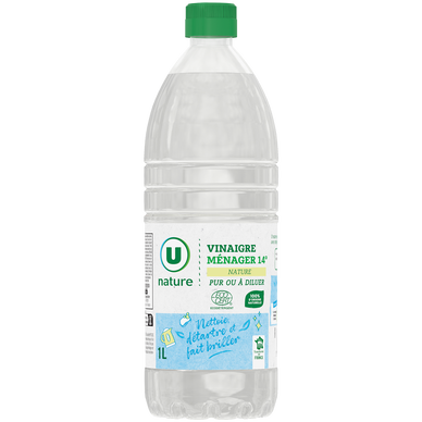 Vinaigre ménager 14° flacon 1l.