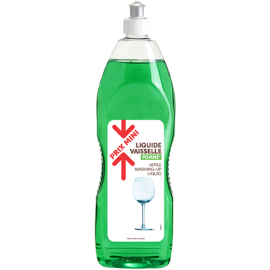 Liquide vaisselle parfum pomme PRIX MINI - flacon 1L