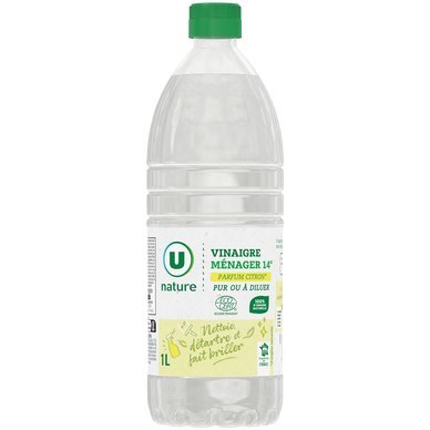 Vinaigre ménager parfum citron 14° 1l.
