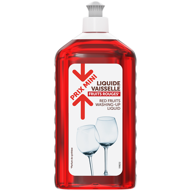Liquide vaisselle parfum fruits rouges PRIX MINI - flacon 500ml
