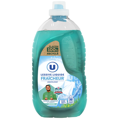 Lessive liquide - Fraicheur - 30 lavages - 1.5 l