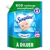 Adoucissant à diluer Grand Air SOUPLINE, recharge doypack 600ml