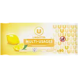 Lingettes multi-usages parfum citron  x80