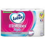 Papier toilette aquatube MOLTONEL style, 6 rouleaux