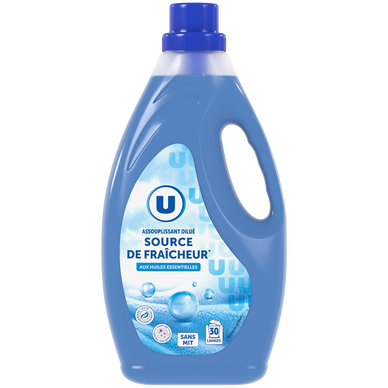 Adoucissant dilué source de fraîcheur  flacon de 2l
