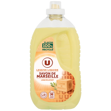 Lessive liquide - Savon de Marseille - 30 lavages - 1.5 l