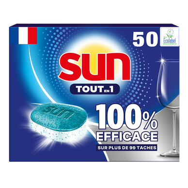 Tablette lave-vaiselle  SUN Tout en 1 Regular x50