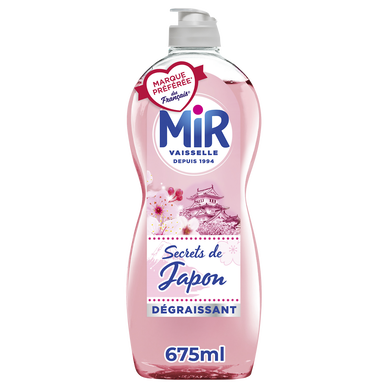 Liquide vaisselle Japon fleur de lotus dégraissant MIR VAISSELLE - 450ml