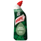 Gel WC fosse septiques menthe fraîche HARPIC flacon 750ml